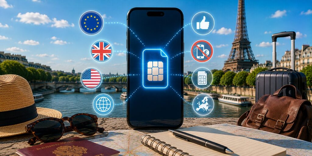 who needs a France travel eSIM for roaming savings