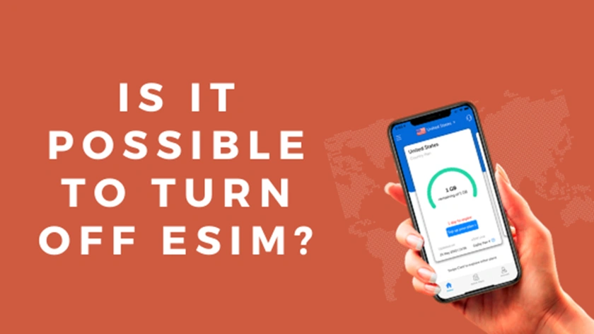 Is it possible to turn off an eSIM