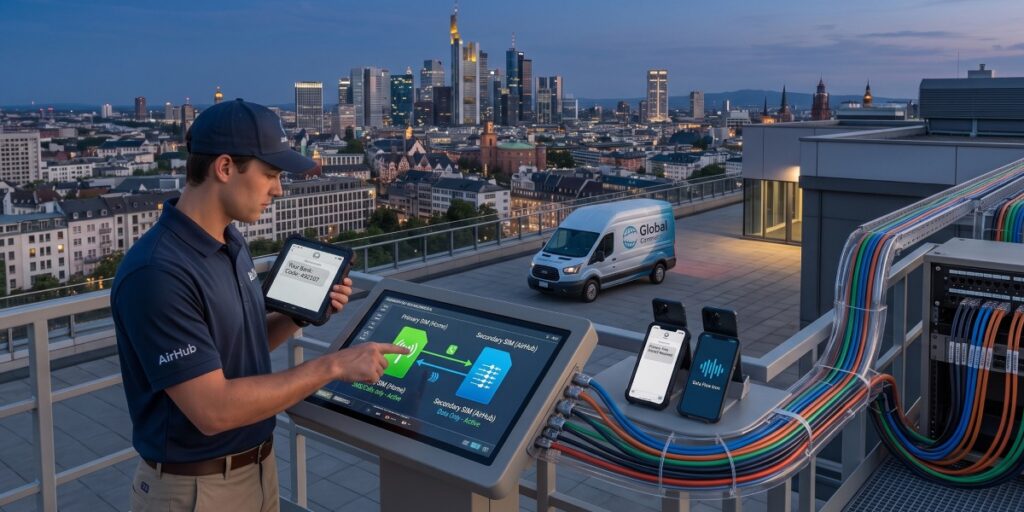 Keeping home number for banking codes with travel eSIM