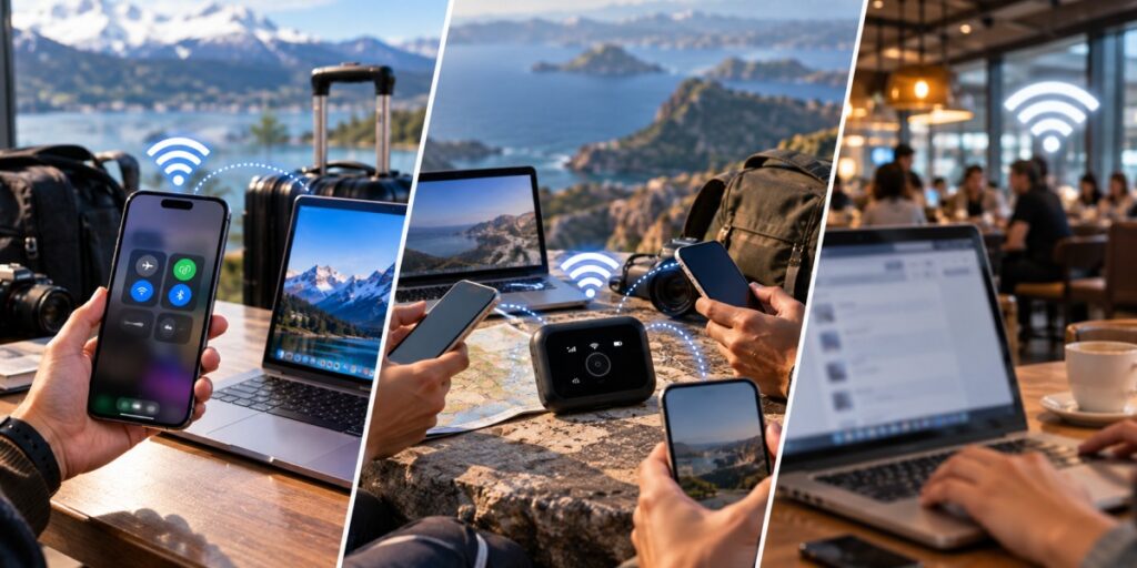 eSIM Hotspot vs Pocket Wi-Fi vs Public Wi-Fi: Key Differences