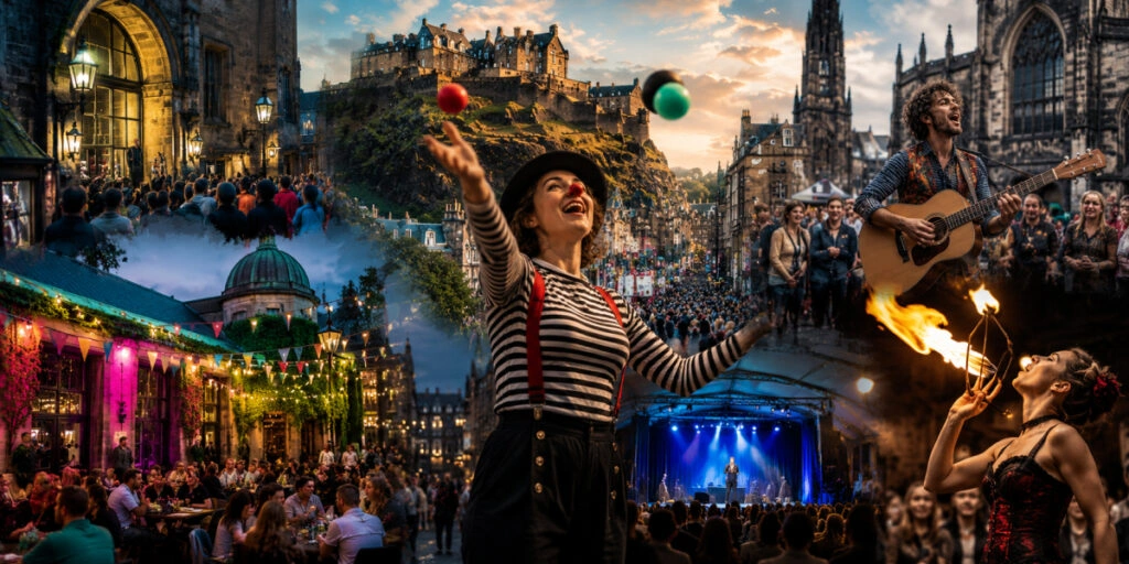 performers at the edinburgh fringe festival