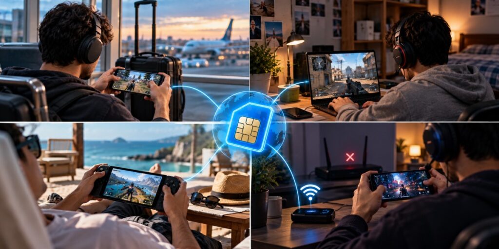When Should You Use an eSIM for Gaming and Travel?