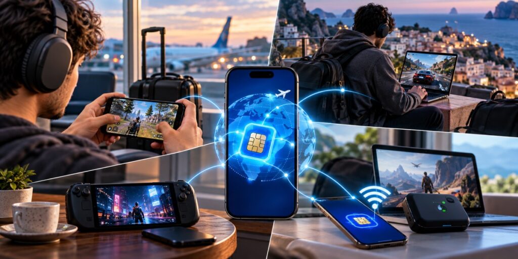 How Airhub eSIM Keeps Gamers Connected on the Go