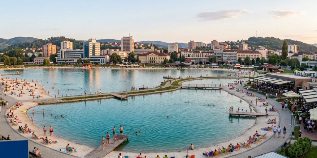 Pannonian Lakes Tuzla saltwater lakes