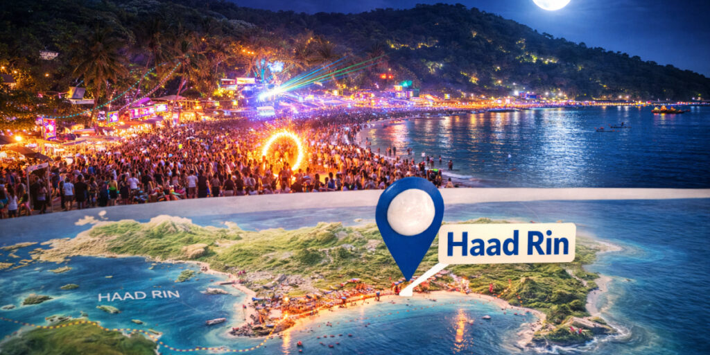Haad Rin Nok Beach
