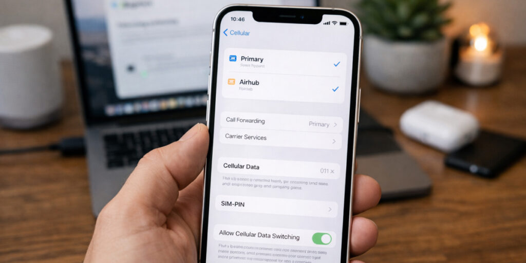 Manage Multiple eSIMs on iPhone