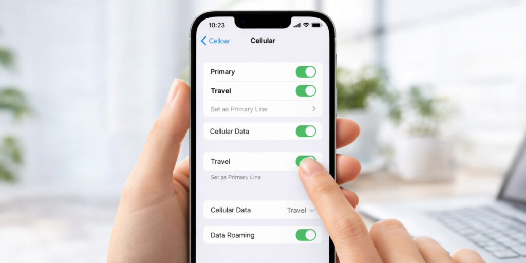 Activating eSIM on iPhone
