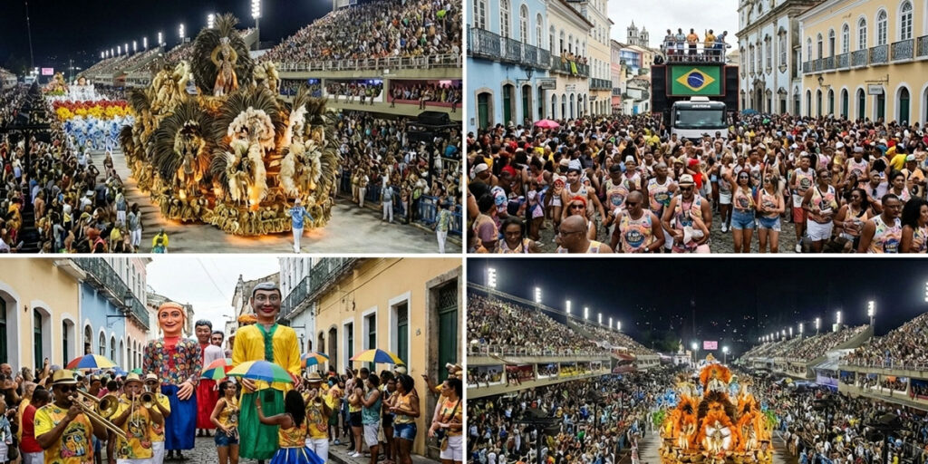 Rio Carnival parades and street celebrations