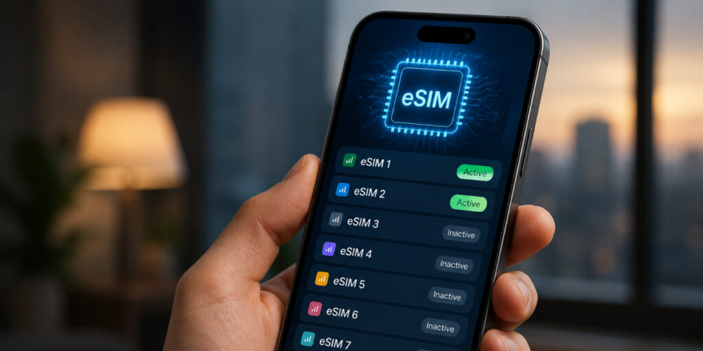 iphone with multiple eSIM