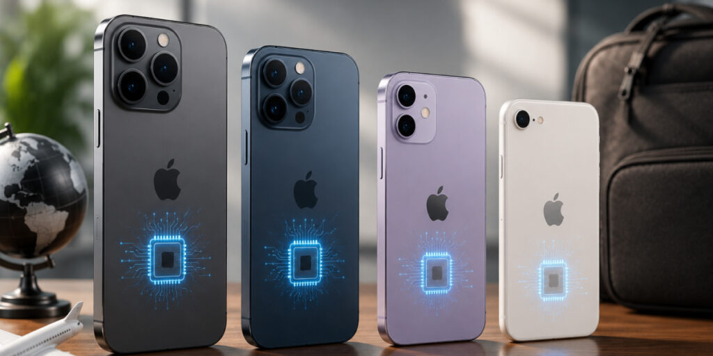 different model of iphones
