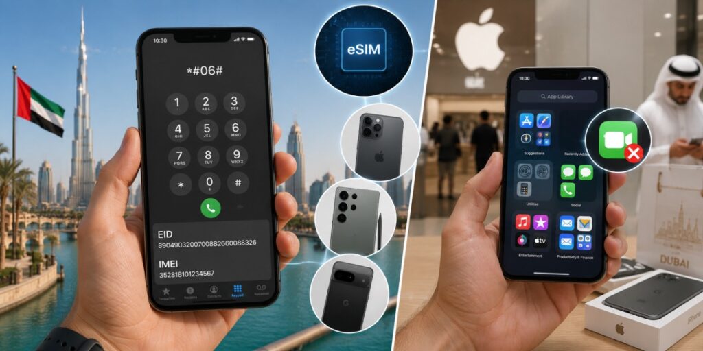 Check phone eSIM support in UAE
