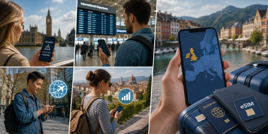 UK roaming for European visitors