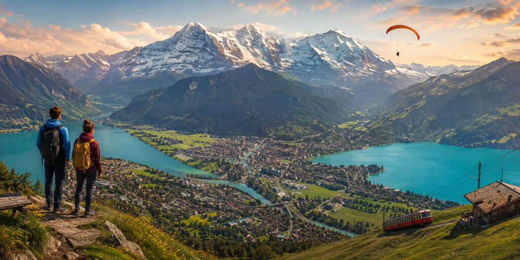 Interlaken Switzerland mountains and alpine landscape