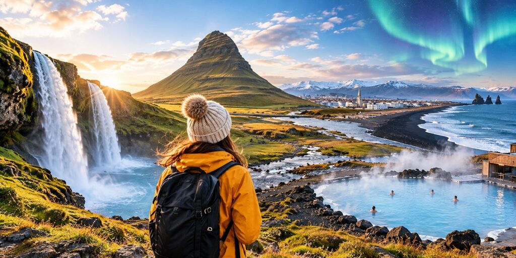 Iceland scenic landscape for solo female travelers