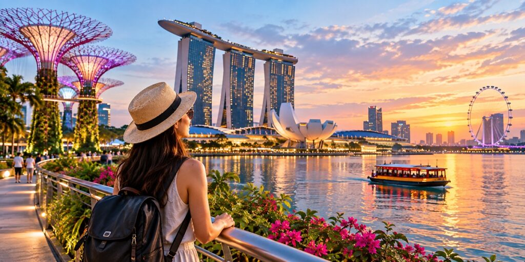 Singapore city travel for solo female travelers