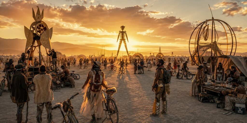 Burning Man Festival in Nevada