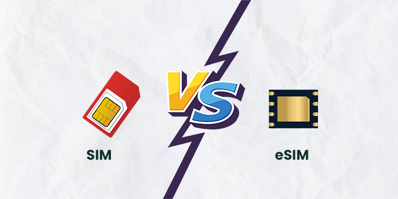 SIM vs eSIM difference