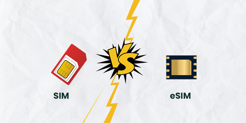 eSIM vs SIM difference