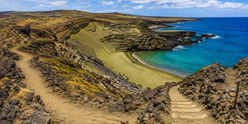 Papakolea Green Sand Beach Hawaii