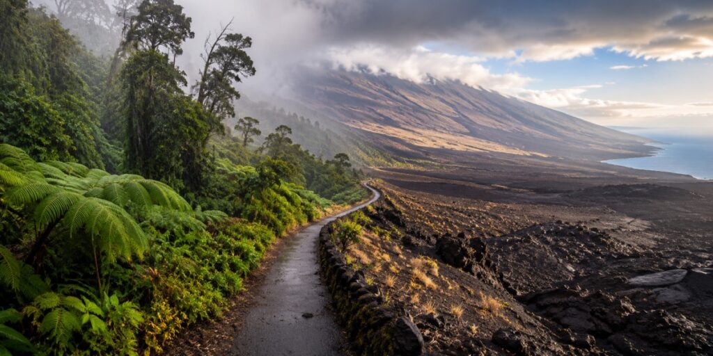 Big Island Hawaii hiking across diverse landscapes