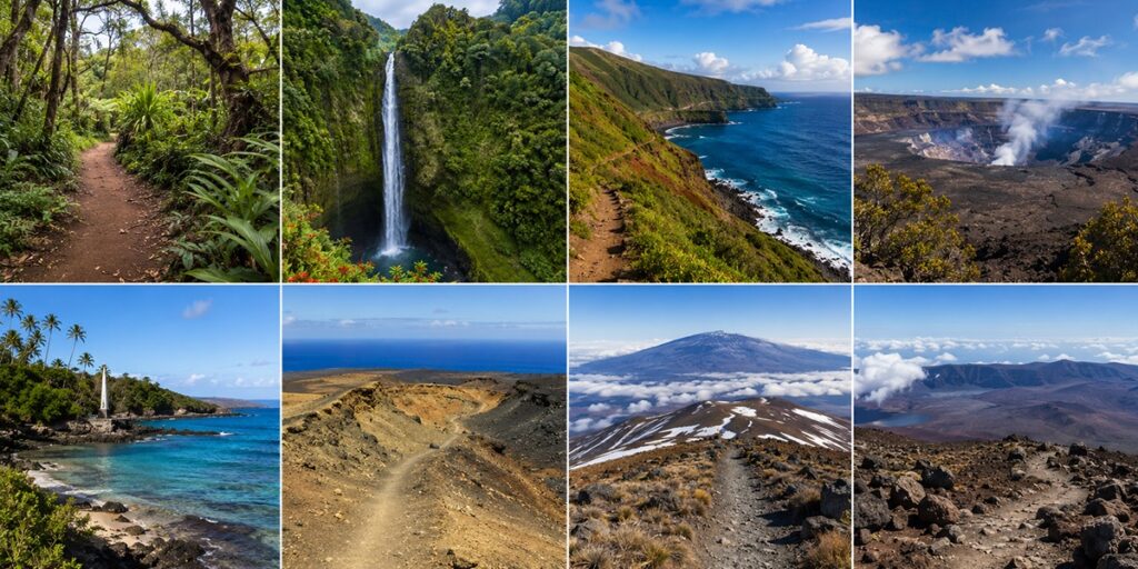 The Eight Hikes at a Glance