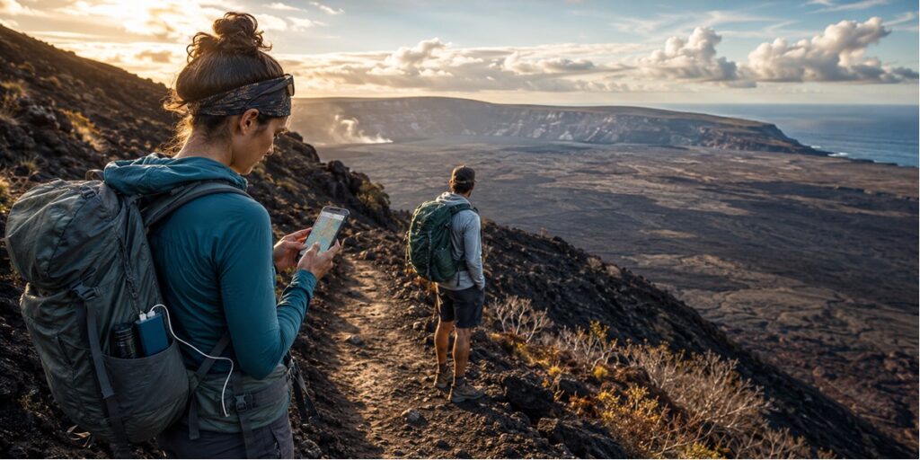 Staying connected while hiking Hawaii trails