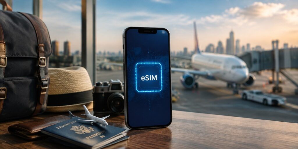 stay connected with Airhub eSIM