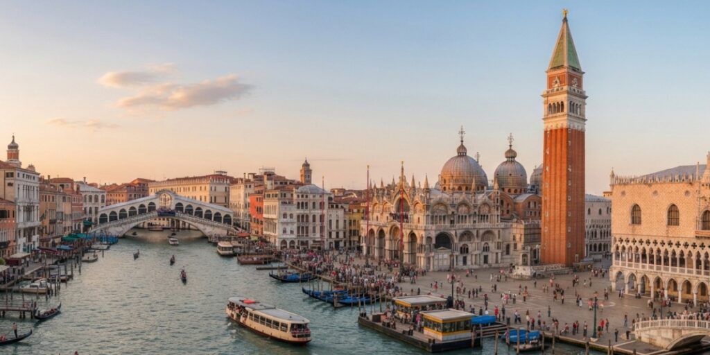 Venice essential sights St Mark's Square Basilica