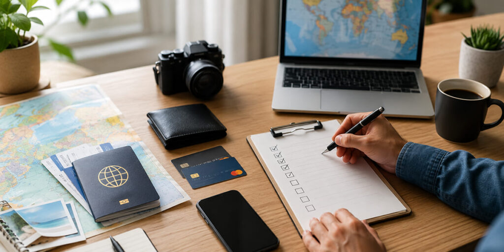 Essential tasks to complete before traveling