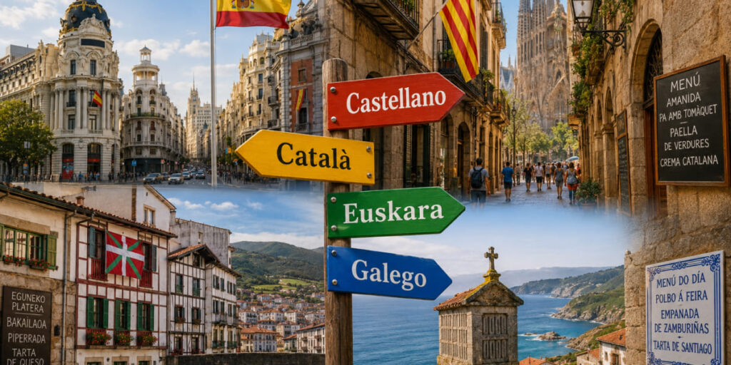Spain regional languages showing cultural diversity and traditions