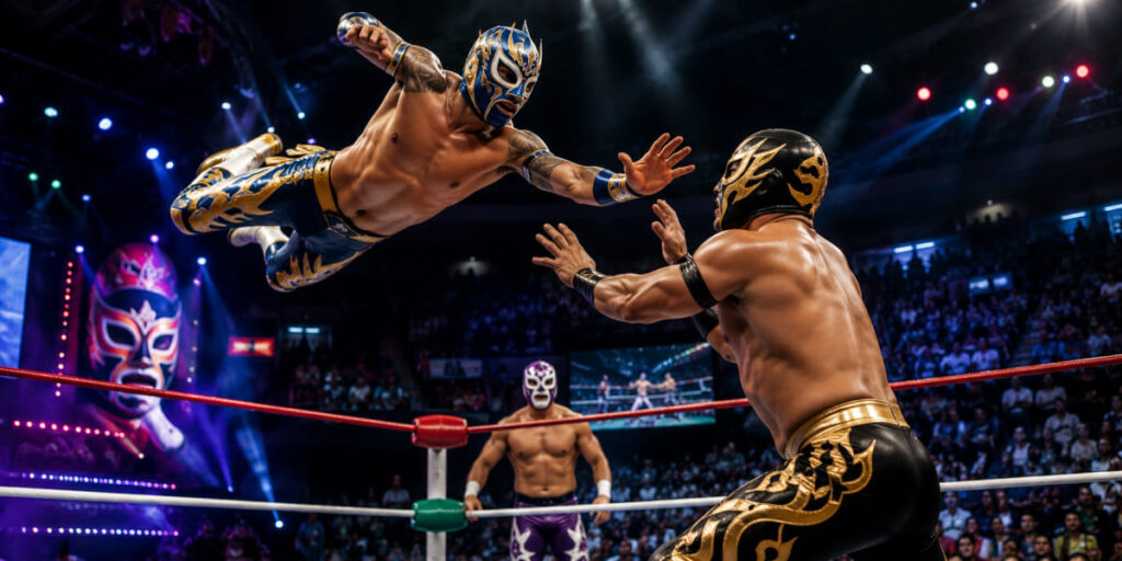 Lucha libre masked wrestling in Mexico