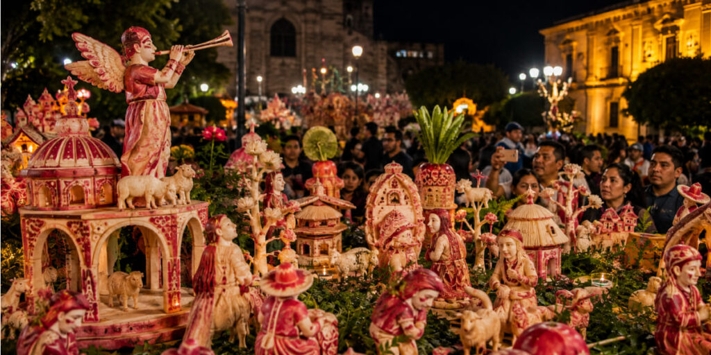 Oaxaca Night of the Radishes festival art