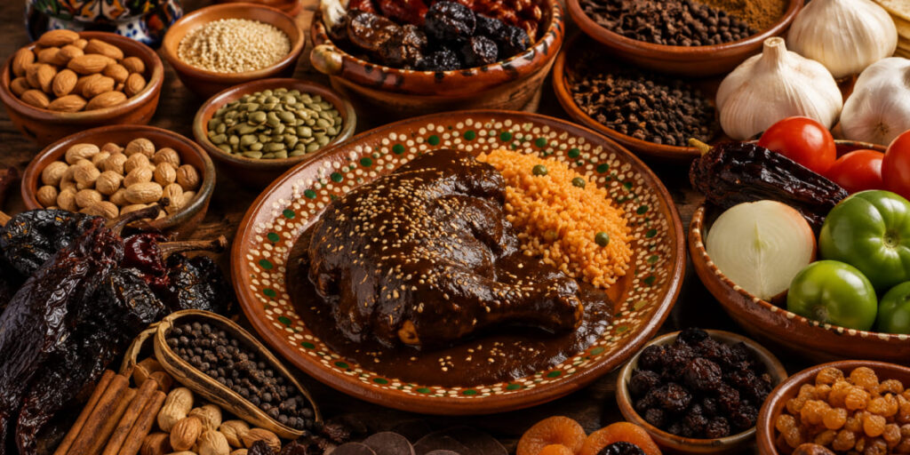 Mole poblano traditional Mexican sauce