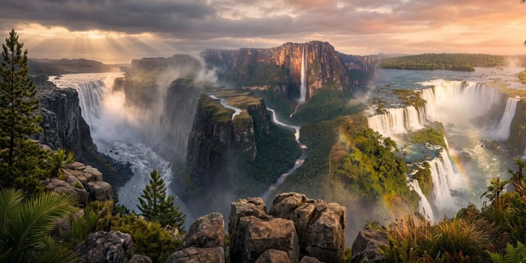 Top waterfall Glance