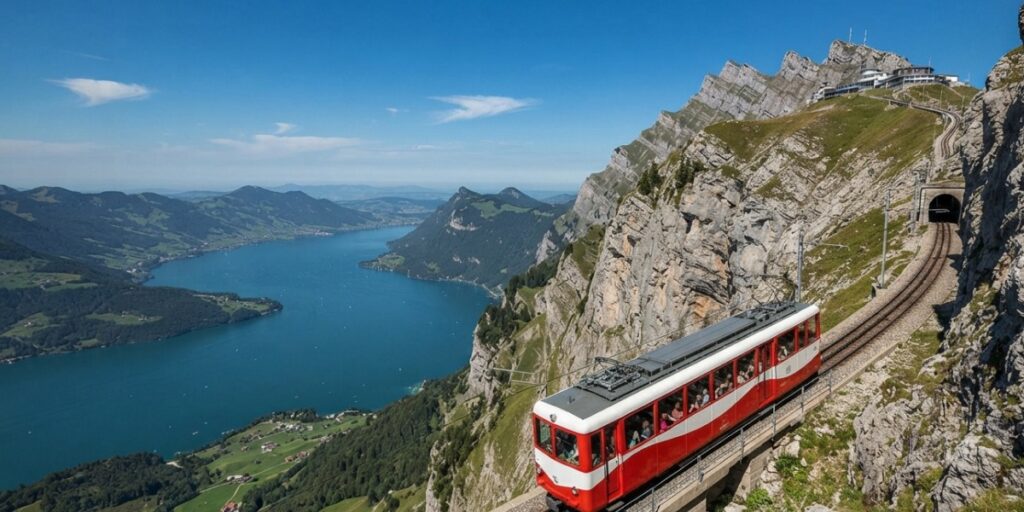 Cogwheel Railway up Mount Pilatus