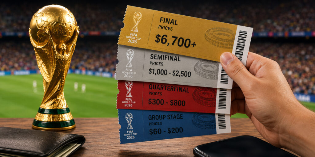 FIFA world cup tickets with prices