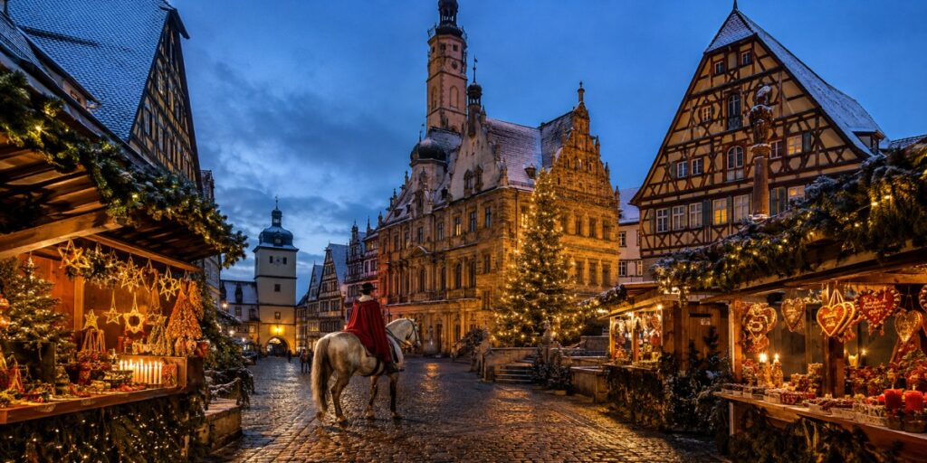 Rothenburg Reiterlesmarkt medieval Christmas market