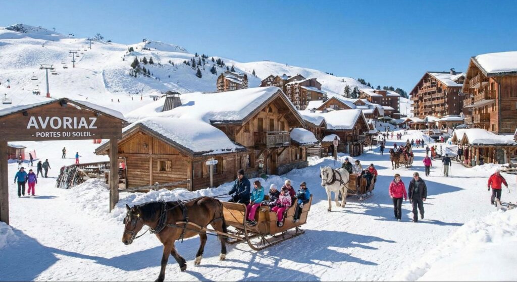 View of Avoriaz 