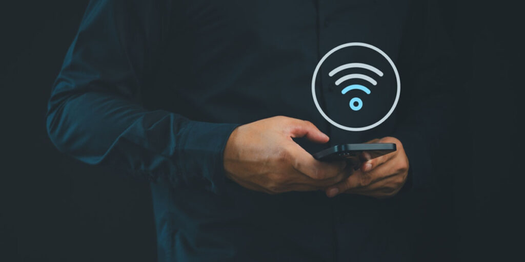 man using hotspot data 