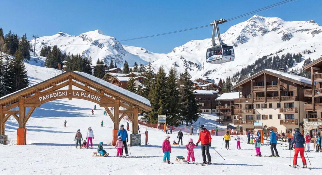 View of La Plagne