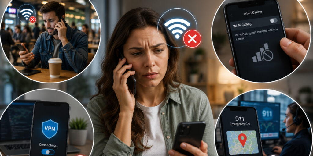 Wi-Fi calling issues and limitations
