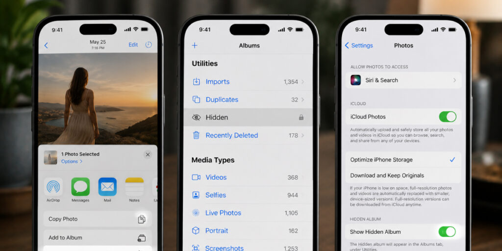 Secret Album on iphone