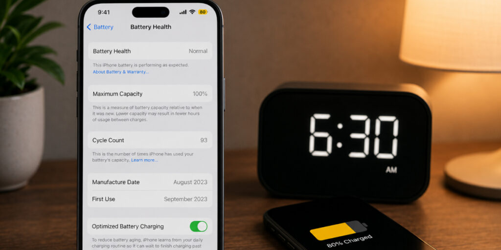 charging and checking battery health