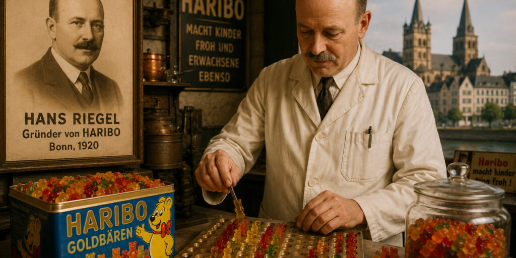 hans riegel with haribo