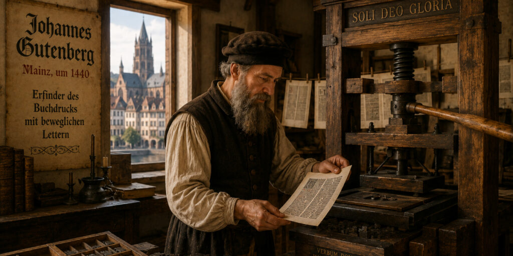 man with a printed paper
