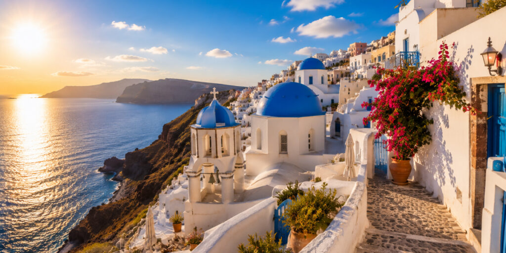 View of greek islands