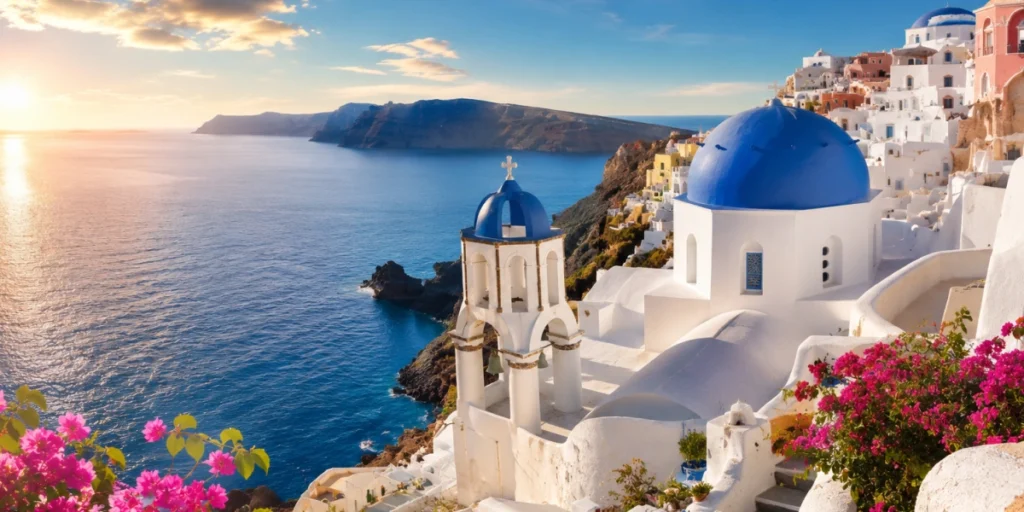 View of Santorini, Greece