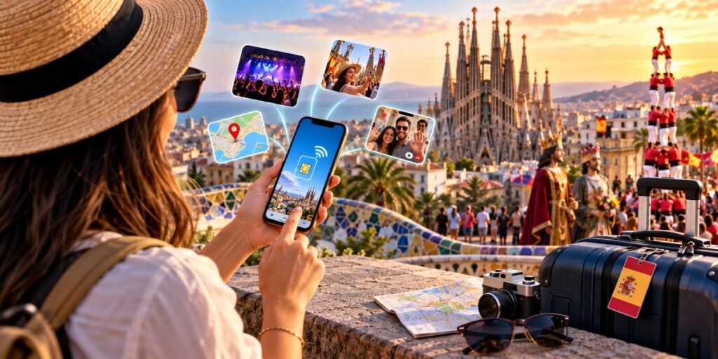 Airhub Spain eSIM for Barcelona travel