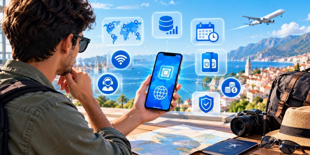 stay connected with Airhub eSIM